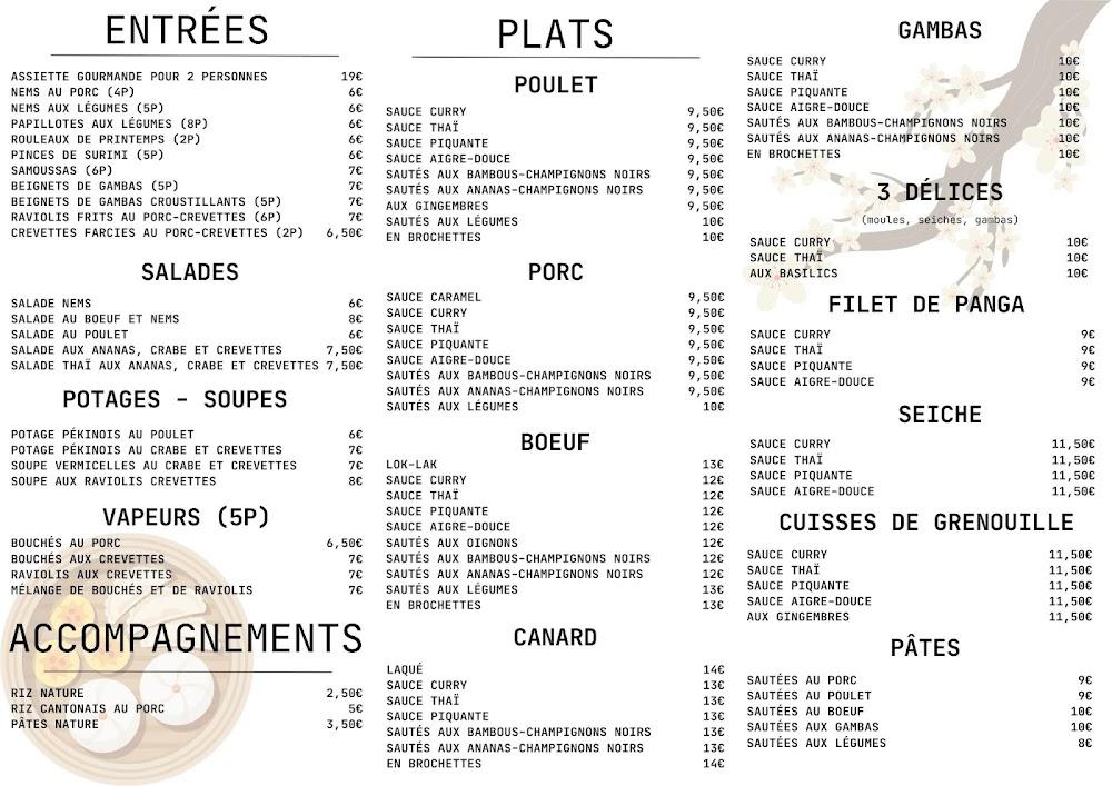 Paradis d’Asie - Menu Image 2